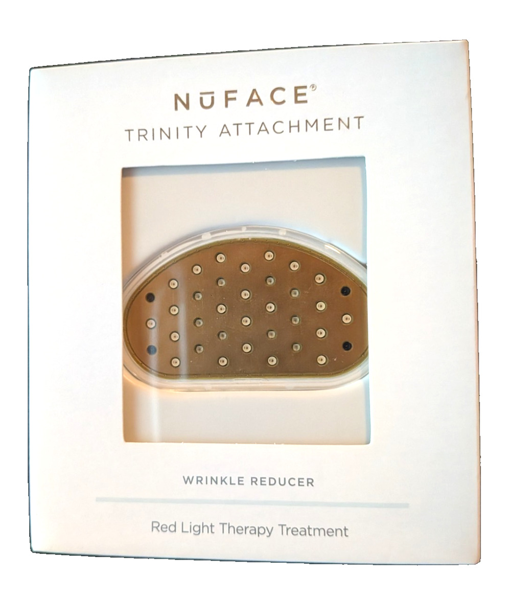 NuFace Trinity Attachment: Wrinkle Reducer & Red Light Therapy Treatment SEALED